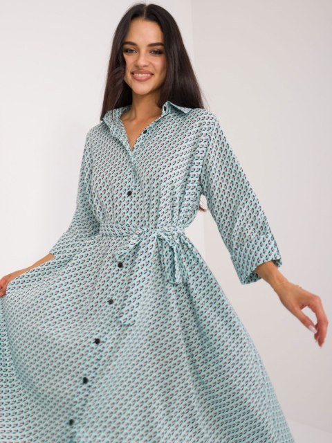 Sukienka LK-SK-509673.13 mietowy L/XL