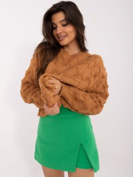 Sweter AT-SW-2361.61 jasny brązowy