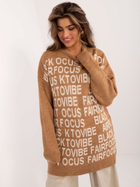 Sweter BA-SW-0546.07 camelowy