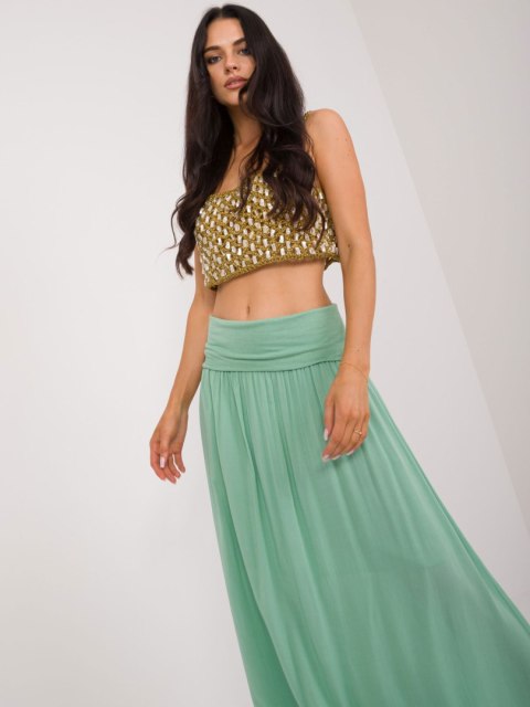 Spódnica TW-SD-BI-82160.48 pistacjowy M