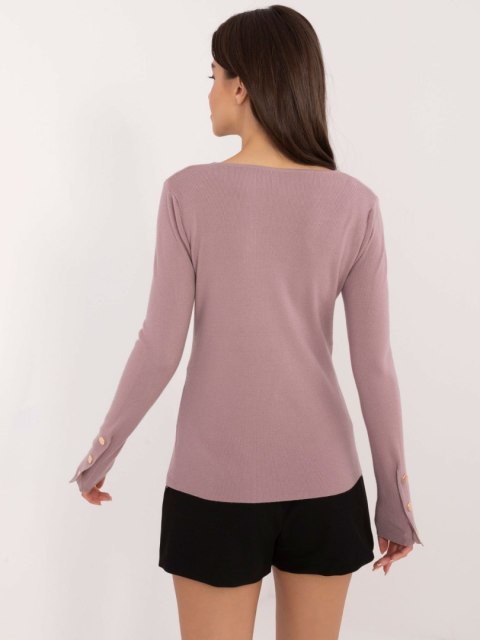 Sweter AT-SW-2334.49 fioletowy S/M