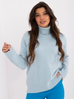 Sweter AT-SW-2342-1.35 błękitny