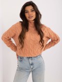Sweter AT-SW-23445.00 jasny pomarańczowy