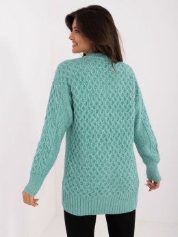 Sweter AT-SW-23525.21 mietowy