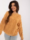 Sweter AT-SW-2361.61 camelowy