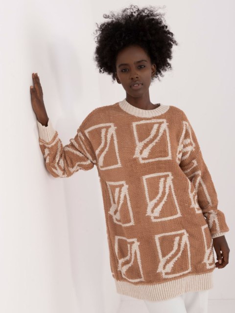 Sweter BA-SW-0277.02 camelowy