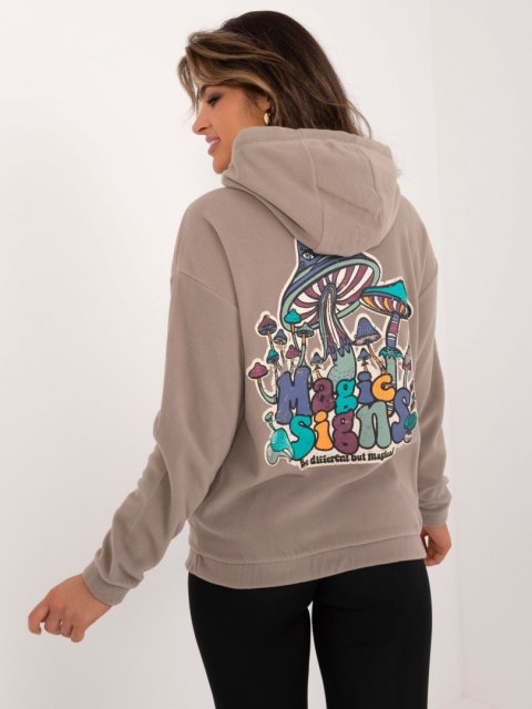 Bluza D20005M02679A ciemny bezowy XL