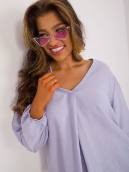 Bluzka D60082M11180B jasny niebieski M