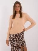 Sweter AT-SW-2338-2.00 camelowy