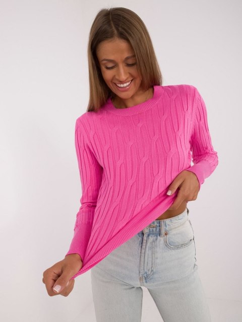 Sweter AT-SW-2338-2.00 różowy