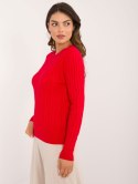 Sweter AT-SW-2338-2.61 ciemny czerwony