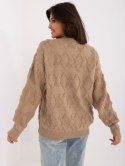 Sweter AT-SW-2361.61 ciemny bezowy