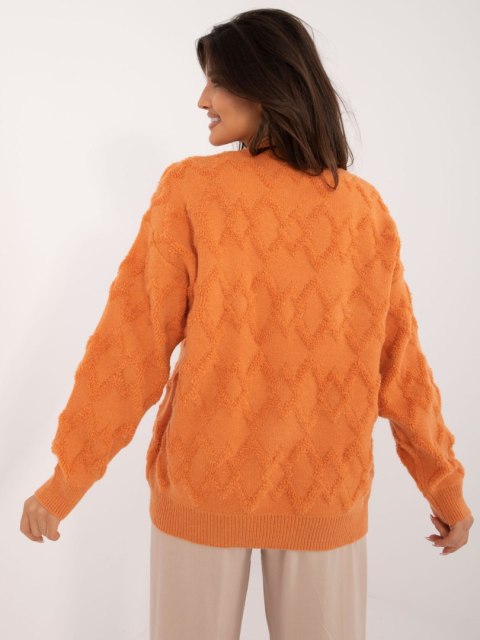 Sweter AT-SW-2361.61 pomarańczowy
