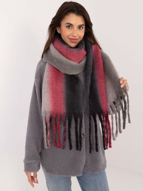 Szalik AT-SZ-2320.50 szaro-czarny