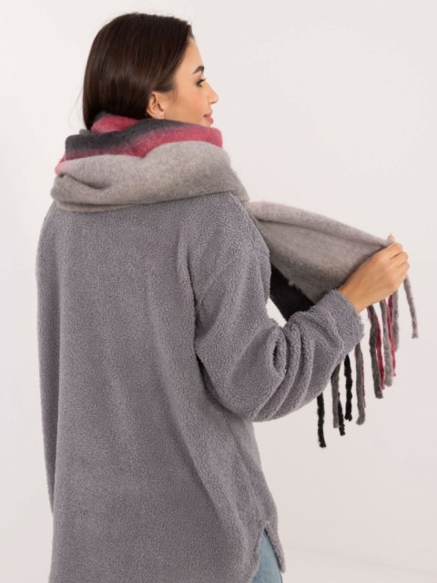 Szalik AT-SZ-2320.50 szaro-czarny