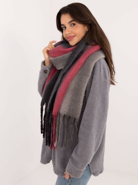 Szalik AT-SZ-2320.50 szaro-czarny