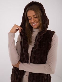 Kamizelka AT-KZ-2368-1.07 ciemny brązowy L/XL