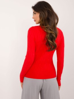 Sweter AT-SW-2338-2.61 czerwony
