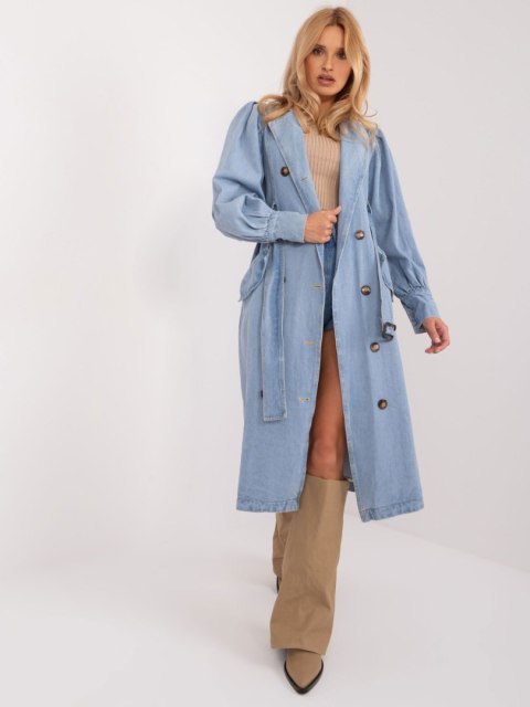 Płaszcz NM-PL-TR295.22 jasny niebieski M