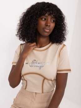 T-shirt NM-TS-DDD654.60 beżowy S/M