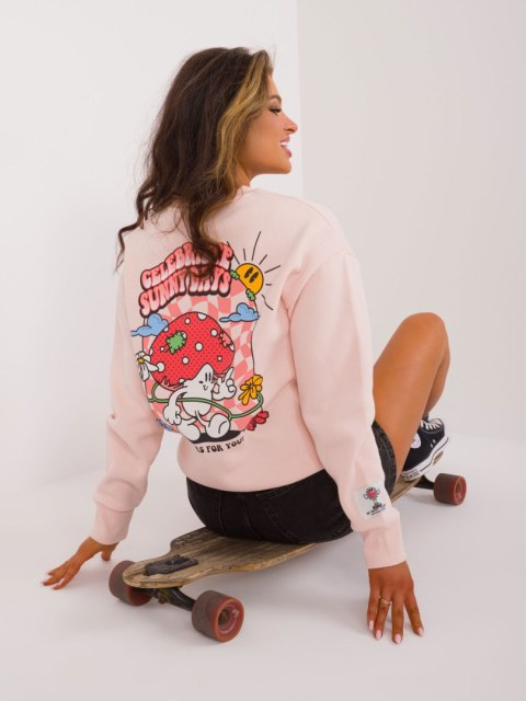 Bluza D10600T02568D jasny różowy M