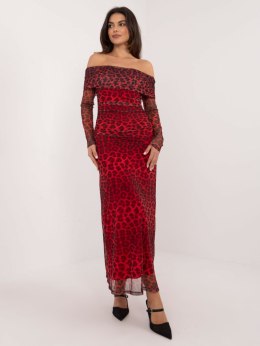 Sukienka DHJ-SK-18702.40 czerwony