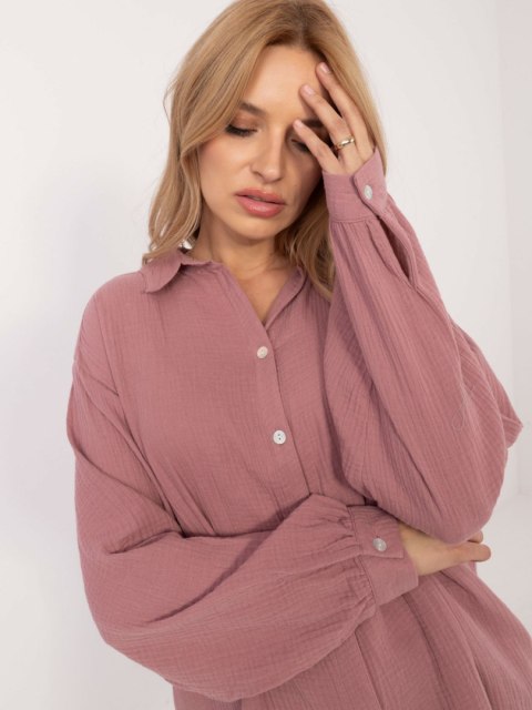 Koszula D70032M11066D4 ciemny różowy S/M