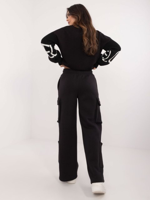 Spodnie D10608BC62434A2 czarny XS