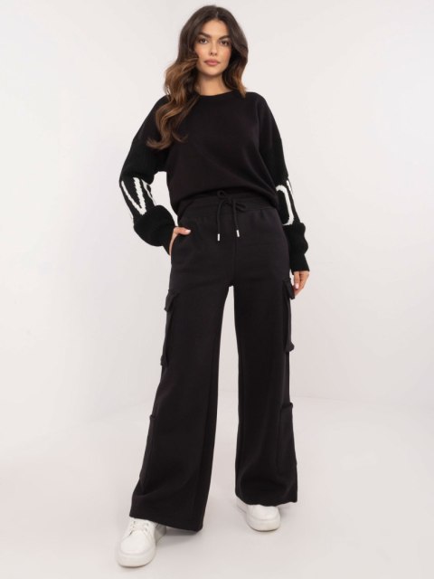 Spodnie D10608BC62434A2 czarny XS