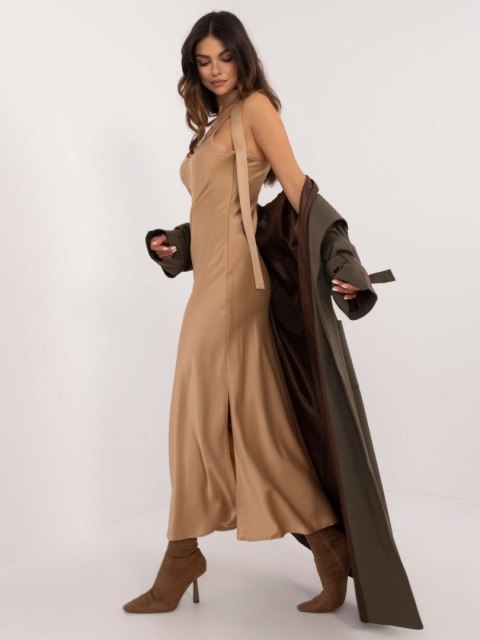 Sukienka LK-SK-509715.51 camelowy M