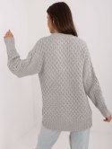 Sweter AT-SW-23525.21 szary
