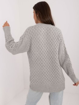 Sweter AT-SW-23525.21 szary