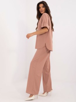 Komplet LK-KMPL-509670.91 ciemny różowy S/M