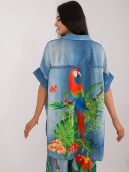 Koszula DHJ-KS-19007.32 niebieski