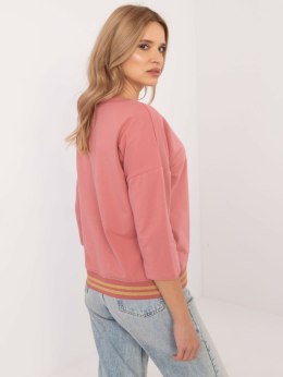 Bluzka CLM-BZ-1268.67 ciemny różowy XL