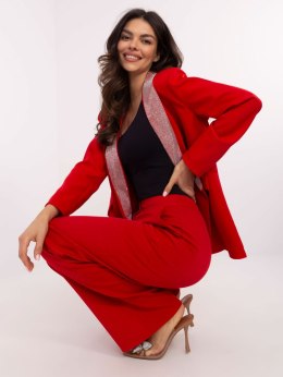 Spodnie LK-SP-509755.04 czerwony 40