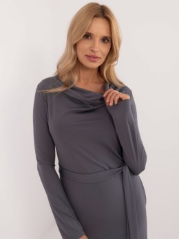 Sukienka LK-SK-509792.21P ciemny szary L/XL