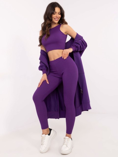 Komplet EM-KMPL-851.86P ciemny fioletowy