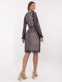 Sukienka LK-SK-509941.70P granatowy 40