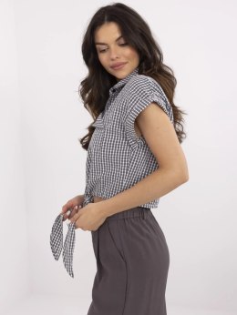 Koszula NM-BZ-KA-01147.62P czarno-biały S/M