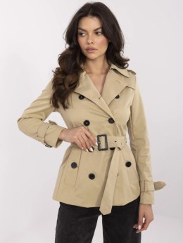 Płaszcz NM-PL-Q22-1805-5.96 camelowy 2XL