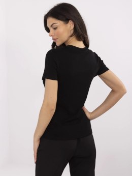 T-shirt NM-TS-JX-09328.65P czarno-różowy