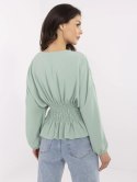 Bluzka D50021F11088A pistacjowy L/XL