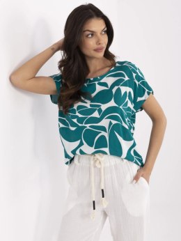 Bluzka D73771M10978X ciemny zielony S