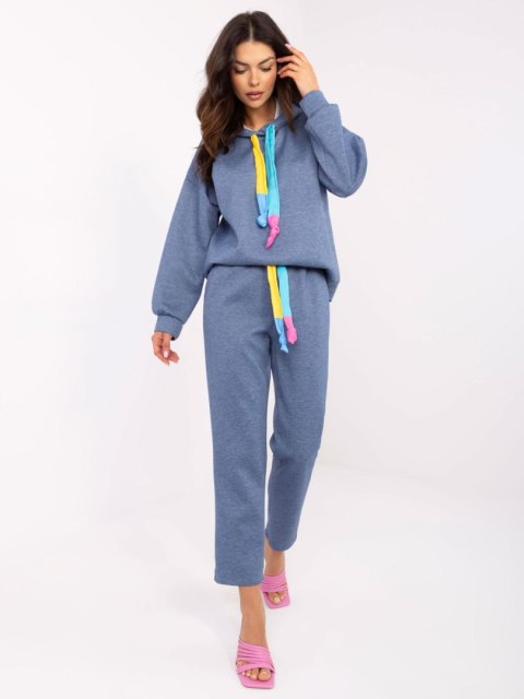 Komplet DHJ-KMPL-20335.44 ciemny niebieski