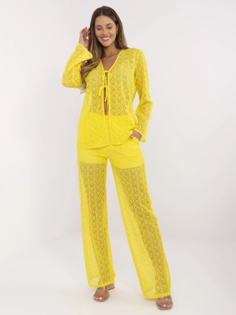 Komplet LK-KMPL-509993.87 żółty S/M