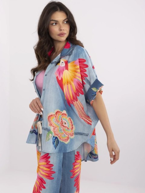 Koszula DHJ-KS-19007-6.86 niebieski