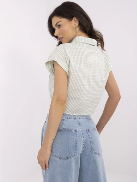 Koszula NM-BZ-KA-01147.62P pistacjowy M/L