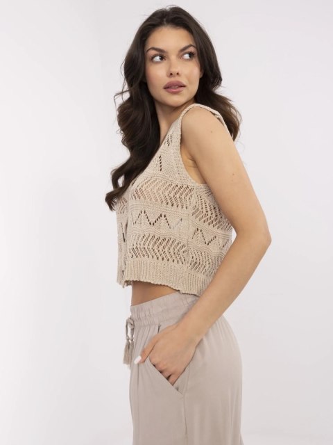 Sweter D93076J90849A beżowy M/L