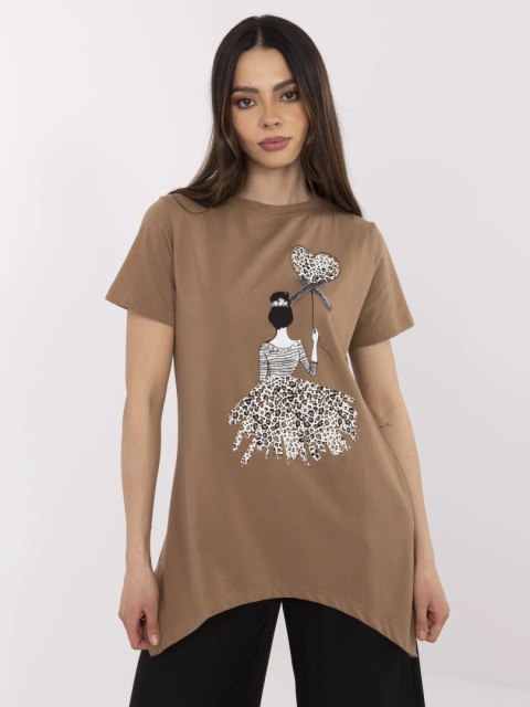 Bluzka CLM-BZ-1702.89 jasny brązowy L